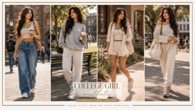 Girls’ College Outfits 2026 Cute Campus Looks That Feel Trendy, Comfortable & Effortlessly Stylish