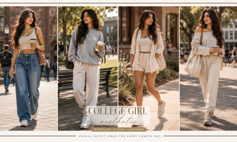 Girls’ College Outfits 2026 Cute Campus Looks That Feel Trendy, Comfortable & Effortlessly Stylish