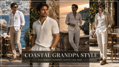 Men Coastal Grandfather Outfit 2026 Relaxed Rich Style That Looks Effortlessly Expensive