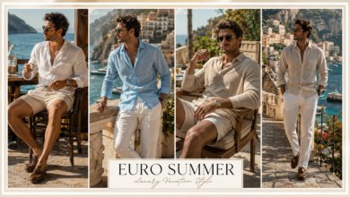 Men Euro Summer Outfit Rich Vacation Style That Looks Clean & Effortlessly Attractive