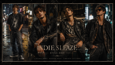 Men Indie Sleaze Outfit 2026 Messy Cool Fashion That Looks Effortlessly Edgy