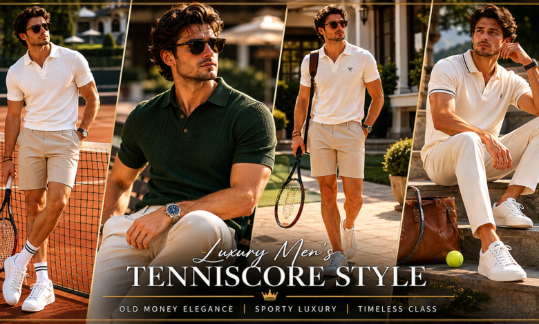 Men Tenniscore Outfit 2026 Rich Sporty Style That Looks Clean & Effortlessly Stylish
