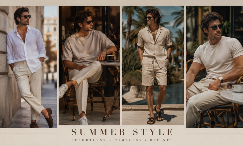 Men’s Minimal Summer Outfits 2026 Clean Casual Looks That Feel Effortlessly Expensive & Timeless