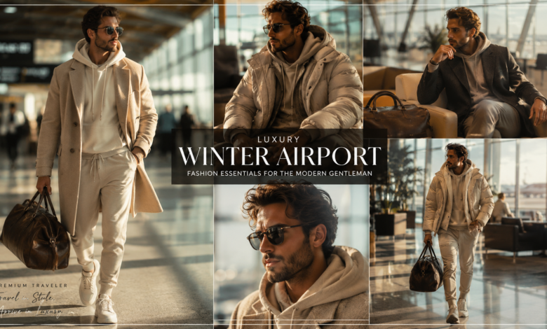 Men’s Winter Airport Outfits 2026 Premium Travel Looks That Feel Stylish & Comfortable