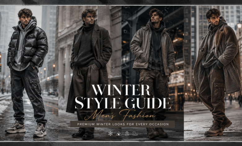 Men’s Winter Layered Outfits 2026 Stylish Cold Weather Streetwear That Looks Effortlessly Cool