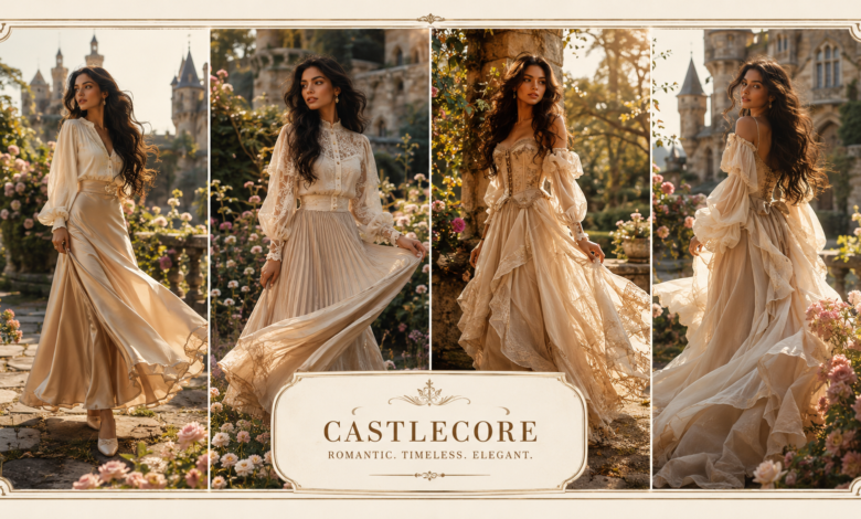Women Castlecore Outfit 2026 Royal Vintage Fashion That Looks Dreamy & Expensive