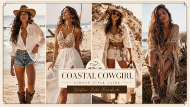 Women Coastal Cowgirl Outfit Western Beach Fashion That Looks Cool & Unexpectedly Chic