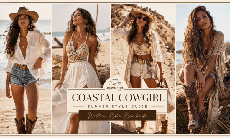 Women Coastal Cowgirl Outfit Western Beach Fashion That Looks Cool & Unexpectedly Chic