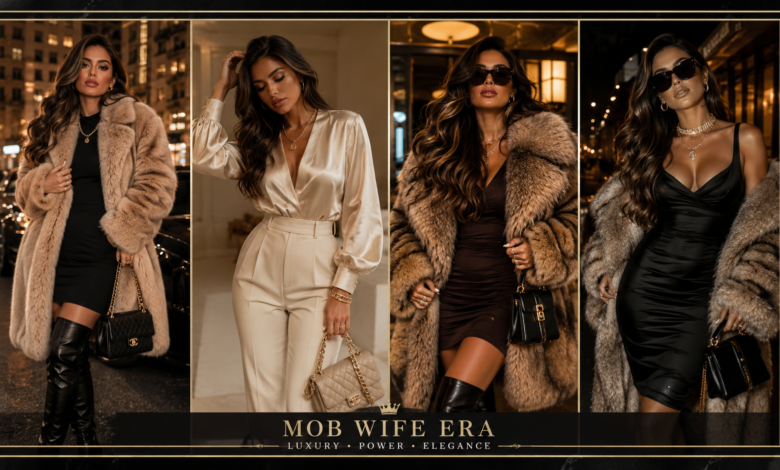 Women Mob Wife Outfit 2026 Bold Luxury Fashion That Looks Rich & Confident