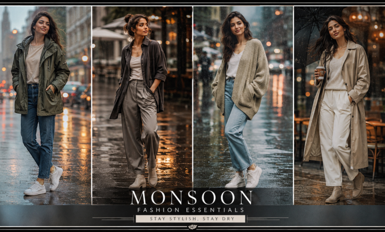 Women Monsoon Outfit 2026 Cute Rainy Day Style That Looks Fresh & Comfortable