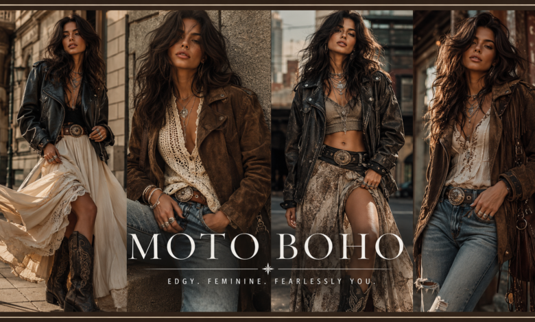 Women Moto Boho Outfit 2026 Edgy Bohemian Style That Looks Cool & Unexpectedly Chic