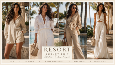 Women Resort Chic Outfit Luxury Vacation Style That Looks Effortlessly Rich