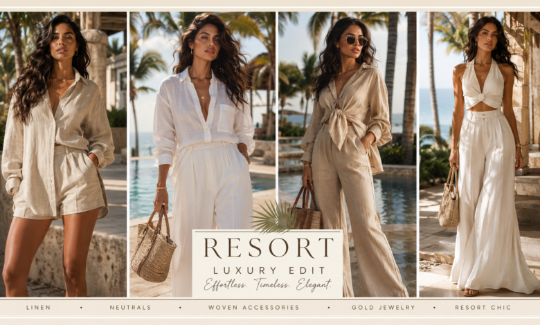 Women Resort Chic Outfit Luxury Vacation Style That Looks Effortlessly Rich