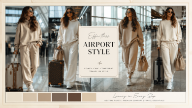 Women’s Airport Outfits 2026 Comfortable Travel Looks That Feel Effortlessly Chic
