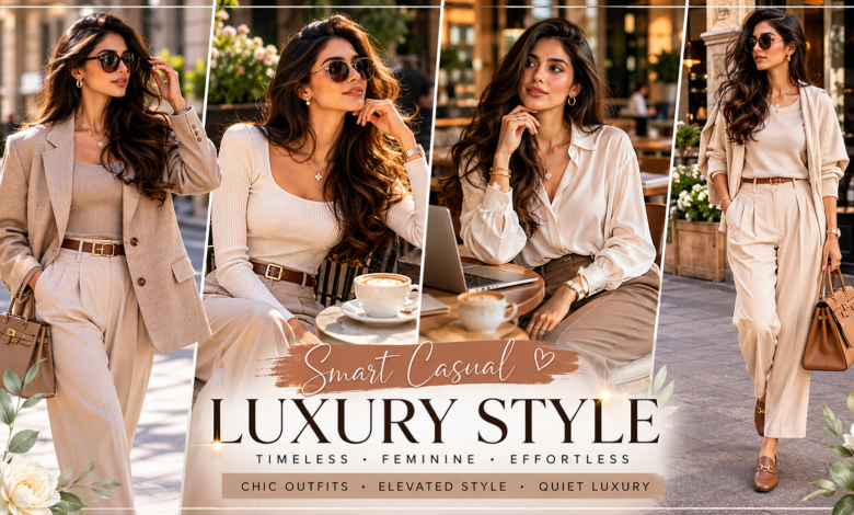 Women’s Smart Casual Outfits Elegant Everyday Looks That Feel Polished, Chic & Effortlessly Stylish