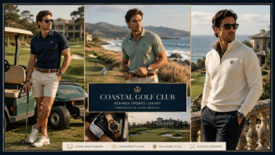 Men Coastal Golf Club Outfit Quiet Luxury Sportswear That Looks Rich & Effortlessly Refined
