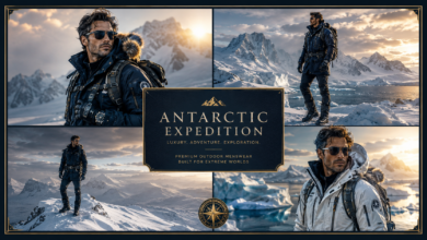 Men Luxury Antarctic Expedition Outfit Explorer Elite Fashion That Looks Rugged & Effortlessly Powerful