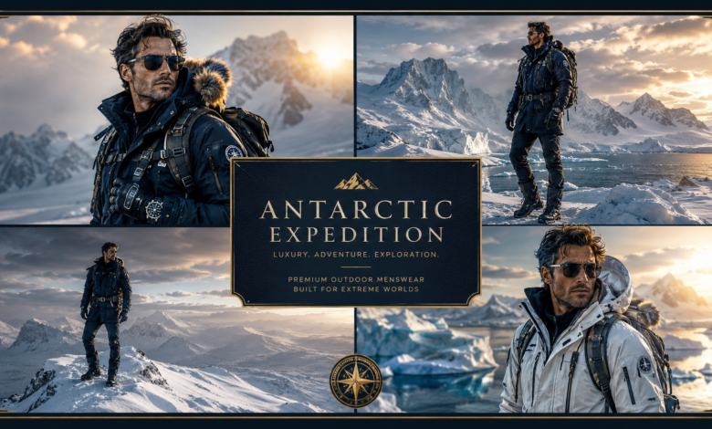 Men Luxury Antarctic Expedition Outfit Explorer Elite Fashion That Looks Rugged & Effortlessly Powerful