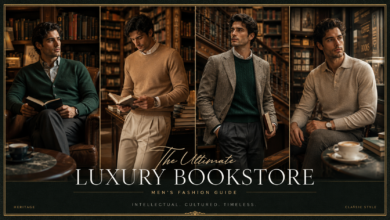 Men Luxury Bookstore Outfit Quiet Intellectual Fashion That Looks Rich & Effortlessly Sophisticated