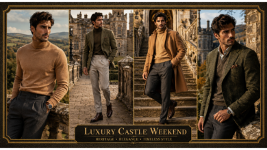 Men Luxury Castle Weekend Outfit Heritage Aristocrat Fashion That Looks Powerful & Effortlessly Timeless