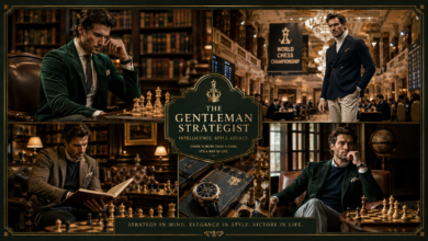 Men Luxury Chess Championship Outfit Strategic Gentleman Fashion That Looks Intelligent & Effortlessly Elite