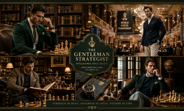 Men Luxury Chess Championship Outfit Strategic Gentleman Fashion That Looks Intelligent & Effortlessly Elite