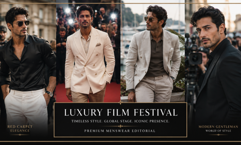Men Luxury Film Festival Outfit Red Carpet Casual Fashion That Looks Famous & Effortlessly Refined