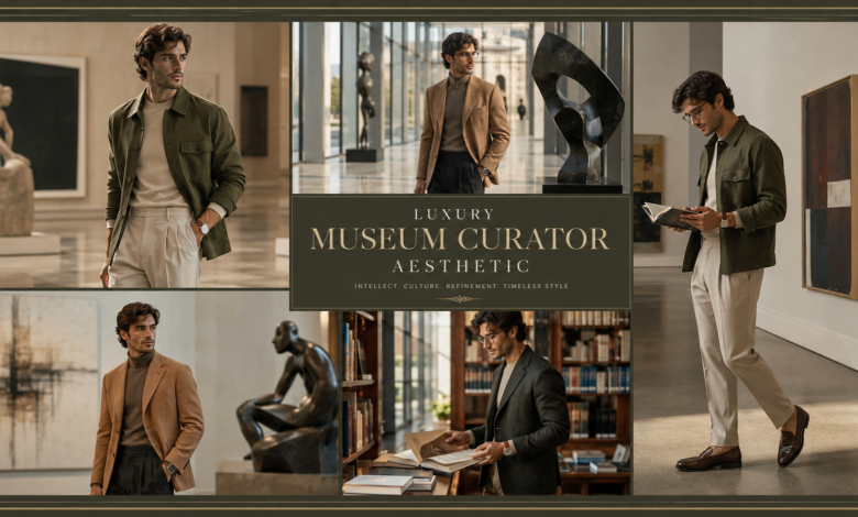 Men Luxury Museum Curator Outfit Cultural Elegance Fashion That Looks Intelligent & Effortlessly Expensive