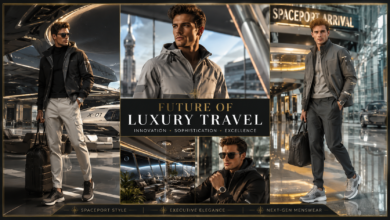Men Luxury Spaceport Arrival Outfit Interstellar Executive Fashion That Looks Powerful & Effortlessly Futuristic