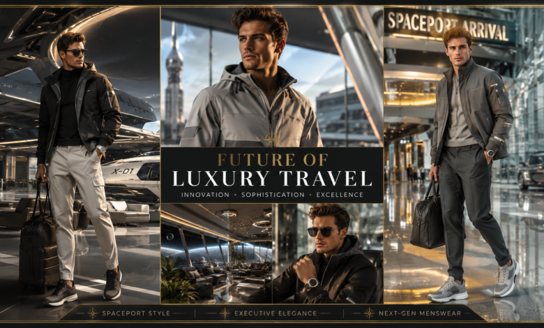 Men Luxury Spaceport Arrival Outfit Interstellar Executive Fashion That Looks Powerful & Effortlessly Futuristic
