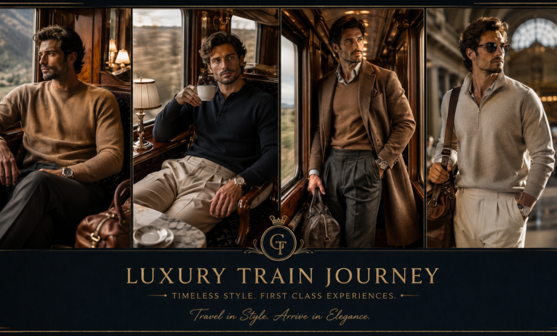 Men Luxury Train Journey Outfit European Travel Fashion That Looks Rich & Effortlessly Refined