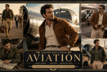 Men Luxury Vintage Air Rally Outfit Aviator Heritage Fashion That Looks Adventurous & Effortlessly Elite