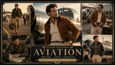 Men Luxury Vintage Air Rally Outfit Aviator Heritage Fashion That Looks Adventurous & Effortlessly Elite
