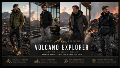Men Luxury Volcano Observatory Outfit Extreme Adventure Fashion That Looks Powerful & Effortlessly Elite