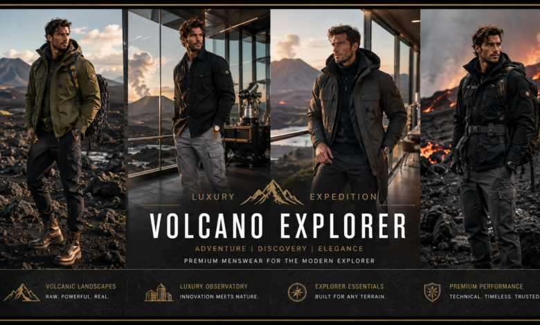 Men Luxury Volcano Observatory Outfit Extreme Adventure Fashion That Looks Powerful & Effortlessly Elite