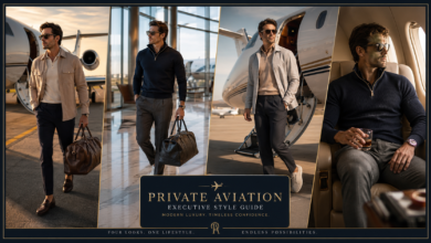Men Private Aviation Outfit Jet-Set Luxury Fashion That Looks Powerful & Effortlessly Refined
