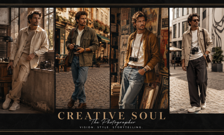 Men Vintage Photographer Outfit Creative Casual Fashion That Looks Artistic & Effortlessly Cool