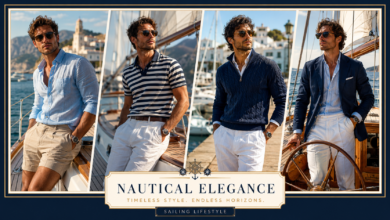 Men Vintage Sailing Outfit Nautical Old Money Fashion That Looks Rich & Timeless