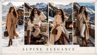 Women Après-Ski Chic Outfit Cozy Mountain Luxury Fashion That Looks Rich & Effortlessly Elegant