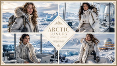 Women Luxury Arctic Research Station Outfit | Explorer Chic Fashion That Looks Intelligent & Effortlessly Elegant