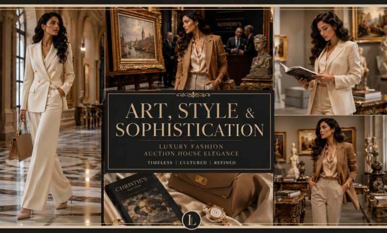 Women Luxury Auction House Outfit High-Society Fashion That Looks Elegant & Effortlessly Powerful