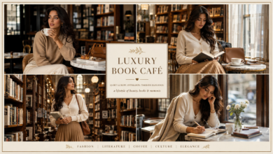 Women Luxury Book Café Outfit Soft Intellectual Fashion That Looks Chic & Quietly Expensive