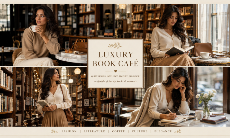 Women Luxury Book Café Outfit Soft Intellectual Fashion That Looks Chic & Quietly Expensive