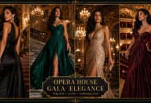 Women Luxury Opera House Gala Outfit Black-Tie Elegance Fashion That Looks Powerful & Unforgettably Chic