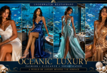Women Luxury Underwater Restaurant Outfit Oceanic Elegance Fashion That Looks Glamorous & Unforgettably Chic