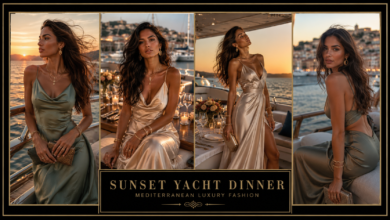 Women Sunset Yacht Dinner Outfit Mediterranean Luxury Fashion That Looks Glamorous & Effortlessly Rich